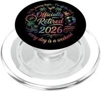 Retraités 2026 Trip Retirement for Men Women Officially Retirement PopSockets PopGrip pour MagSafe