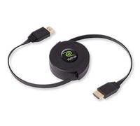 Retrak Câble HDMI retractable 1,5 mètres