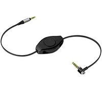 Retrak Câble jack rétractable avec microphone intégré