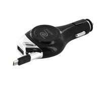Chargeur allume-cigare 12 V avec câble Micro-USB rétractable Retrak