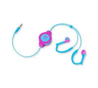 Retrak Écouteurs intra-auriculaires rétractables sport - Bleu/Rose