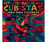 Retratos masculinos cubistas - Libro para colorear