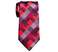 Retreez Cravate pour homme en microfibre tissée Motif géométrique vintage 8 cm - 6 couleurs - Multicolore - Taille Unique