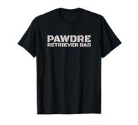 Retriever Dad Distressed Dog Lover Design T-Shirt