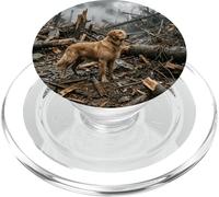 Retriever Scène de Sauvetage des ruines de Catastrophe PopSockets PopGrip pour MagSafe