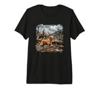 Retriever Scène de Sauvetage des ruines de Catastrophe T-Shirt Haut de Gamme