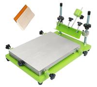 RETRIN Machine De Sérigraphie Manuelle avec Raclette De 20 Cm Et Hauteur Réglable,Kit d'impression De Table pour T-Shirts/Sacs/étiquettes/Verre Trempé Et Impression De Loisirs 240 * 300mm