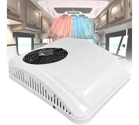 RETRIN RV Climatiseur 2 en 1 RV Climatiseur de Toit avec Refroidissement et Chauffage DC 12V/24V/48V Climatiseur de Stationnement électrique pour Voiture RV Camion Camper 24V