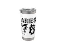 Retro 1976 Aries Zodiac Vintage Gobelet isotherme en acier inoxydable double paroi