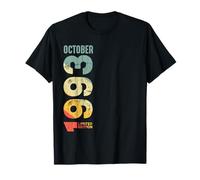 Rétro 1993 Octobre 1993 Année 1993 Millésime 1993 Depuis 1993 T-Shirt