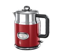 Russell Hobbs Bouilloire électrique Design Vintage Premium 21670-70 Rouge 1,7L ébullition rapide