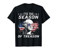 Rétro 4 juillet George Washington 'Tis the Season of Treason T-Shirt