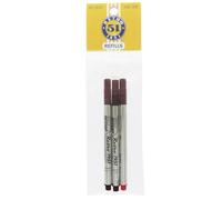 Retro 51 Lot de 3 recharges pour stylo roller 2 noires et 1 rouge