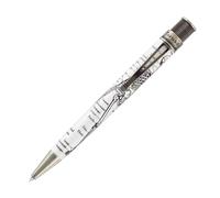 Retro 51 Tornado Vintage Metalsmith Rollerball pen, Dr Gray, Glow-In-The-Dark Skeleton (VRR-1346)