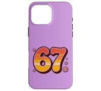 Retro 6 7 Summer Alpha Slang 67 Beach Coque pour iPhone 16 Pro Max