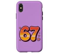 Retro 6 7 Summer Alpha Slang 67 Beach Coque pour iPhone X/XS