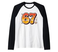 Retro 6 7 Summer Alpha Slang 67 Beach Manche Raglan