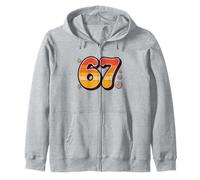 Retro 6 7 Summer Alpha Slang 67 Beach Sweat à Capuche