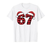Retro 67 Christmas Meme - Plaid Rouge & Noir 67 T-Shirt
