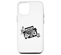 Retro 80s 90s Boom-Box Vintage Cassette Player Graphic Tee Coque pour iPhone 12/12 Pro