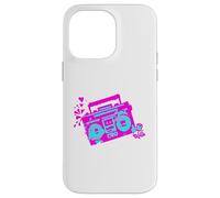Retro 80s 90s Boom-Box Vintage Cassette Player Graphic Tee Coque pour iPhone 14 Pro Max