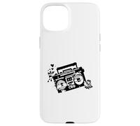Retro 80s 90s Boom-Box Vintage Cassette Player Graphic Tee Coque pour iPhone 15 Plus