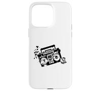 Retro 80s 90s Boom-Box Vintage Cassette Player Graphic Tee Coque pour iPhone 15 Pro Max