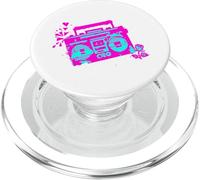 Retro 80s 90s Boom-Box Vintage Cassette Player Graphic Tee PopSockets PopGrip pour MagSafe