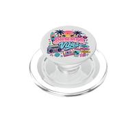 Retro 80s 90s Nostalgie Summer Vibes Beach Boombox Vacation PopSockets PopGrip pour MagSafe