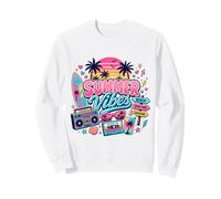 Retro 80s 90s Nostalgie Summer Vibes Beach Boombox Vacation Sweatshirt