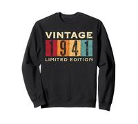 Rétro, 85 Ans, édition limitée, 1941, Anniversaire Sweatshirt