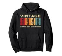 Rétro 86 Ans, Vintage 1940, édition limitée, Anniversaire Sweat à Capuche