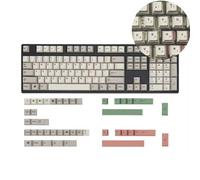 Rétro 9009 149 touches Jeu de touches rétroéclairées par la chaleur sublimées pour claviers mécaniques Multipe Lamguage