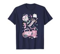 Retro 90's Girly Things CDs Collage Y2K Cute Collection T-Shirt