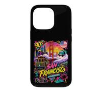 Retro 90s San Francisco California Skyline City by The Bay Coque pour iPhone 13 Pro