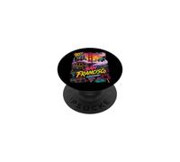 Retro 90s San Francisco California Skyline City by The Bay PopSockets PopGrip Adhésif
