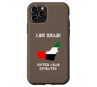 Retro Abu Dhabi Émirats Arabes Unis Vieilli Coque pour iPhone 11 Pro