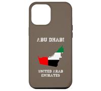 Retro Abu Dhabi Émirats Arabes Unis Vieilli Coque pour iPhone 12 Pro Max