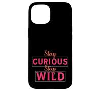 Retro Adventure Typography Inspirational Positive Quote Fun Coque pour iPhone 15