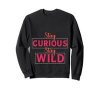 Retro Adventure Typography Inspirational Positive Quote Fun Sweatshirt