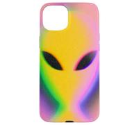 Retro Alien Aura Psychedelic Rainbow Aesthetic Cryptozoology Coque pour iPhone 15 Plus