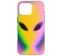 Retro Alien Aura Psychedelic Rainbow Aesthetic Cryptozoology Coque pour iPhone 16 Pro Max