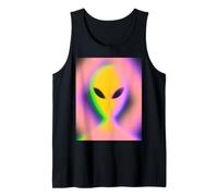 Retro Alien Aura Psychedelic Rainbow Aesthetic Cryptozoology Débardeur