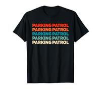 Retro Amendes Équipe - Vintage Préposé Au Stationnement T-Shirt