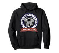 Rétro American Moto HD ShovelHead Jusqu'à ce que je sois mort Sweat à Capuche