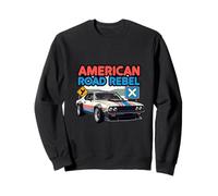 Retro American Muscle Car Road Culture Automobile Sweatshirt