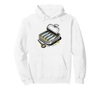 Retro Anchovy Tin Label Illustration Vintage Collector Art Sweat à Capuche