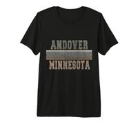 Rétro Andover Minnesota T-Shirt Haut de Gamme
