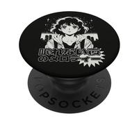 Rétro Anime Girl 80-90s Japonais Manga City Pop Esthétique PopSockets PopGrip Adhésif