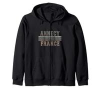Rétro Annecy France Sweat à Capuche